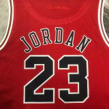 Bulls JORDAN #23 Retro Red NBA Girl Jersey