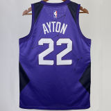 Suns AYTON  #22 Purple City Edition  NBA Jerseys