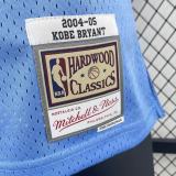 2004/05 Lakers BRYANT #8 Light Blue Retro NBA Jerseys 热压