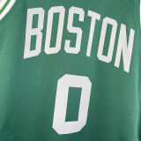 Celtics TATUM #0 Green Kids NBA Jersey 热压