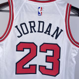 Bulls JORDAN #23 White Kids NBA Jersey 热压