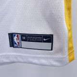 Warriors CURRY #30 White Kids NBA Jersey 热压