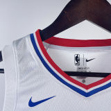 Clippers LEONARD #2 White Kids NBA Jersey 热压