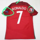 2016 Portugal Home Retro Soccer Jersey