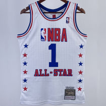 2003 ALL-STAR MCGRADY #1 Retro White NBA Jerseys
