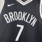 Nets DURANT #7 Bkacl Kids NBA Jersey 热压