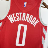 Rockets  WESTBROK #0 Red NBA Jerseys