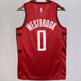 Rockets  WESTBROK #0 Red Reward Edition NBA Jerseys