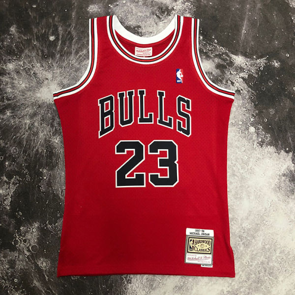 1998 Bulls JORDAN #23 Retro Red NBA Jersey