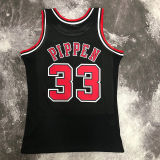 1998 Bulls PIPPEN #33 Retro Black NBA Jersey