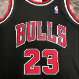 1998 Bulls JORDAN #23 Retro Black NBA Jersey