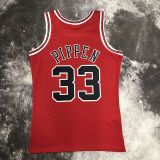 1998 Bulls PIPPEN #33 Retro Red NBA Jersey