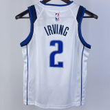 Mavericks IRVING #2 White Kids NBA Jersey 热压