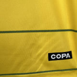 1984 Brazil Home Yellow Retro Soccer Jersey