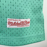 TIFFANY & CO. #57 Mitchell Ness Green Retro NBA Jerseys 热压