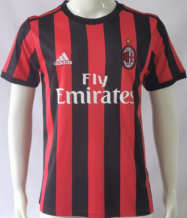 2017/18 AC Milan Home Retro Soccer Jersey