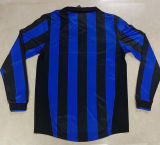 1998/99 In Milan Home Long Sleeve Retro Soccer Jersey