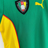 1998 Cameroun Home Green Retro Soccer Jersey