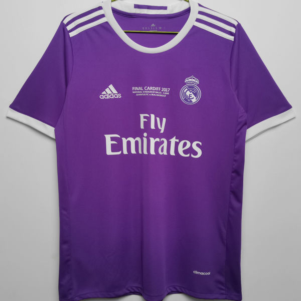 2016/17 RM Purple Away Retro Soccer Jersey 带胸前小字