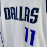 Mavericks IRVING #11 White Kids NBA Jersey 热压