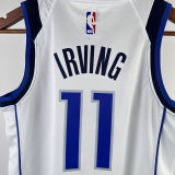 Mavericks IRVING #11 White Kids NBA Jersey 热压
