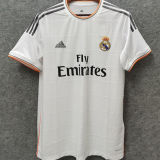 RONALDO #7 RM White Home Retro Jersey 2013/14(Have All Patch) (9) 全套章 +2014胸前小字