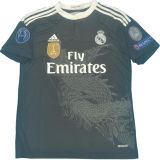 RONALDO #7 RM Black Dragon Retro Jersey 2014/15 (Have All Patch) (2014+10) 全套章