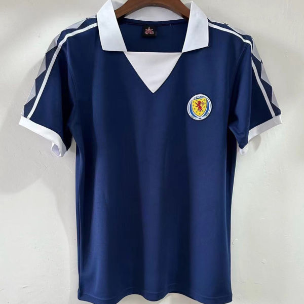 1978 Scotland Home Retro Soccer Jersey