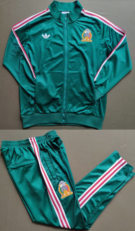 1985 Mexico Green Retro Style Jacket Tracksuit