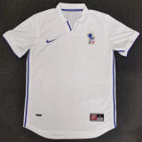 1998 Italy Away Wihte Retro Soccer Jersey