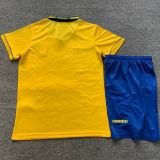 1994 Brazil Home Yellow Retro Kids Soccer Jersey