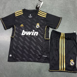 2011/12 RM Away Black Retro Kids Soccer Jersey