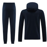 2024 TH FC Sapphire Blue Hoody Zipper Jacket Tracksuit