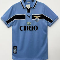 1998/99 Lazio Home Blue Retro Soccer Jersey