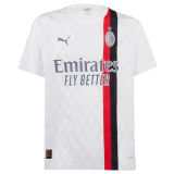 Rafa Leão #10 AC Milan Away Fans Soccer Jersey (UCL Font 欧冠字体 )