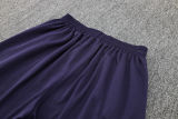 2024 PSG Dark Purple Hoody Zipper Jacket Tracksuit