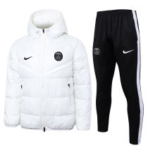 2024 PSG White Cotton Jacket （A Set）
