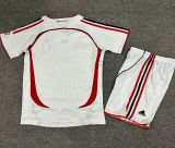 2006/07 AC Away White UCL Final Retro Kids Soccer Jersey