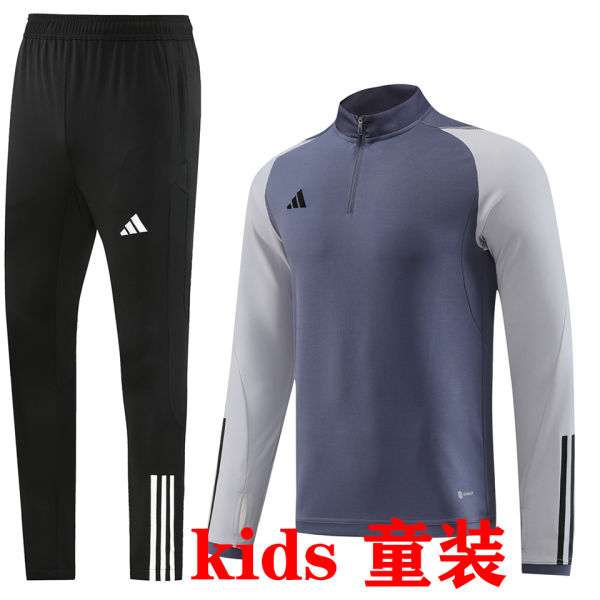 2024 AD~ Grey Kids Sweater Tracksuit