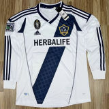 2012/13 LA Galaxy FC Home White Retro Long Sleeve Jersey