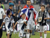 2012/13 LA Galaxy FC Home White Retro Long Sleeve Jersey