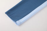 2024 Man City  Blue Gray Hoody Zipper Jacket Tracksuit