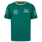 2024 ALONSO #14 Aston Martin F1 Green Team T-Shirt  (圆领 阿斯顿马丁)