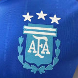 CAMPEONES DEL MUNDO 3 Stars Away Blue Player Version Jersey 球员版