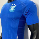 CAMPEONES DEL MUNDO 3 Stars Away Blue Player Version Jersey 球员版