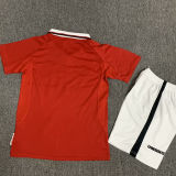 1999/2000 M Utd Home Red Retro Kids Soccer Jersey