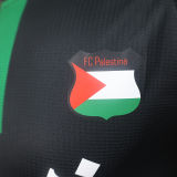 2024 FC Palestina Black Player Version Soccer Jersey