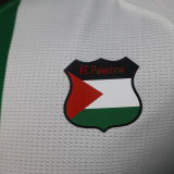 2024 FC Palestina White Player Version Soccer Jersey