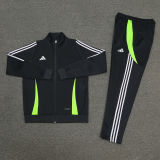 2024/25 AD~ Black Grey Jacket Tracksuit