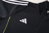 2024/25 AD~ Black Grey Jacket Tracksuit